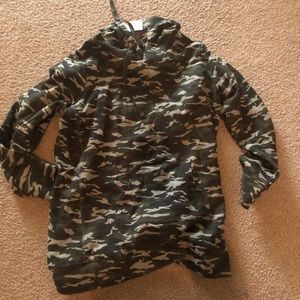 Camo maternity hoodie XL